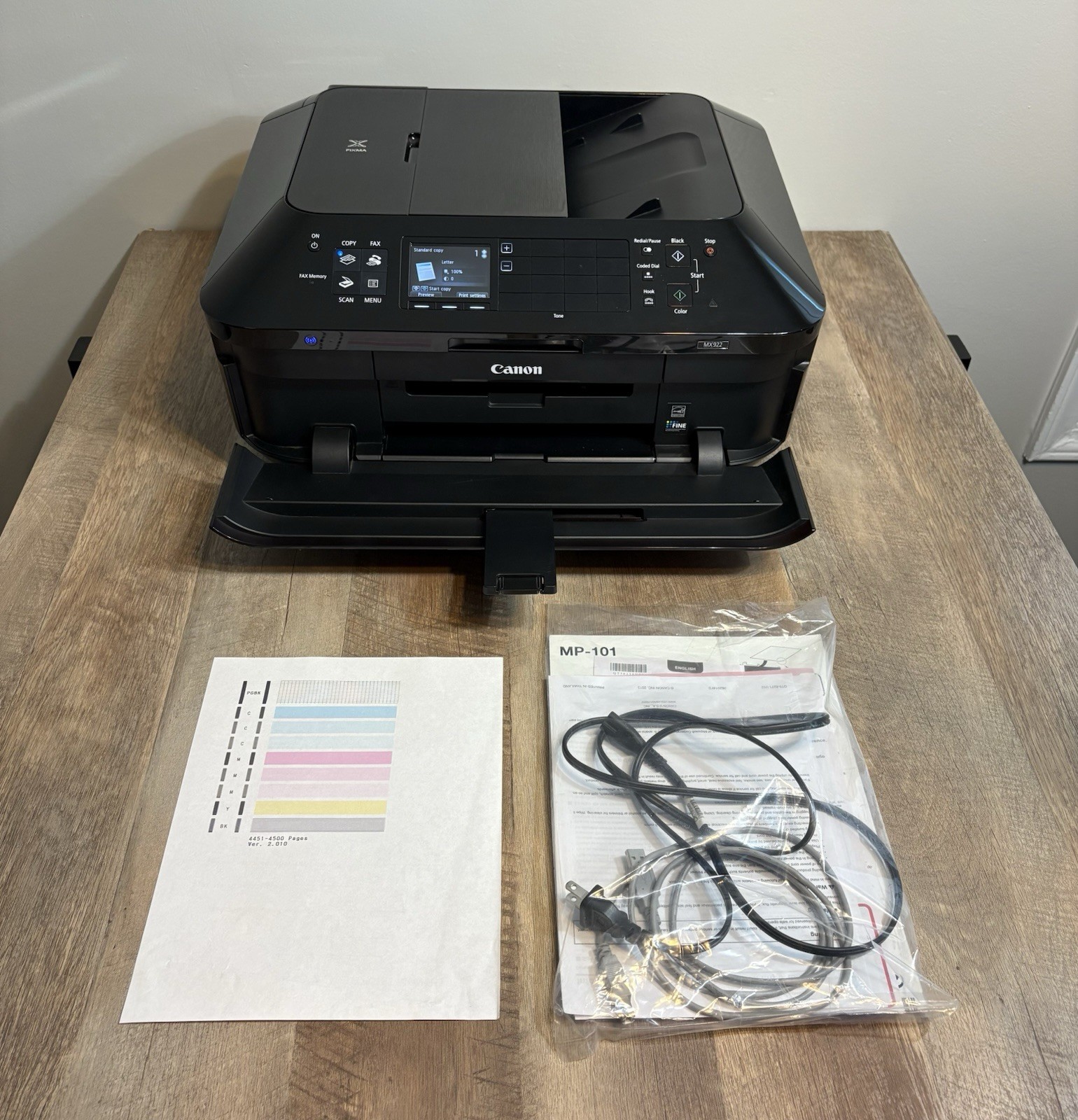 Canon PIXMA MX922 Wireless Office All-in-One Printer - 9600 dpi Color w/ ink