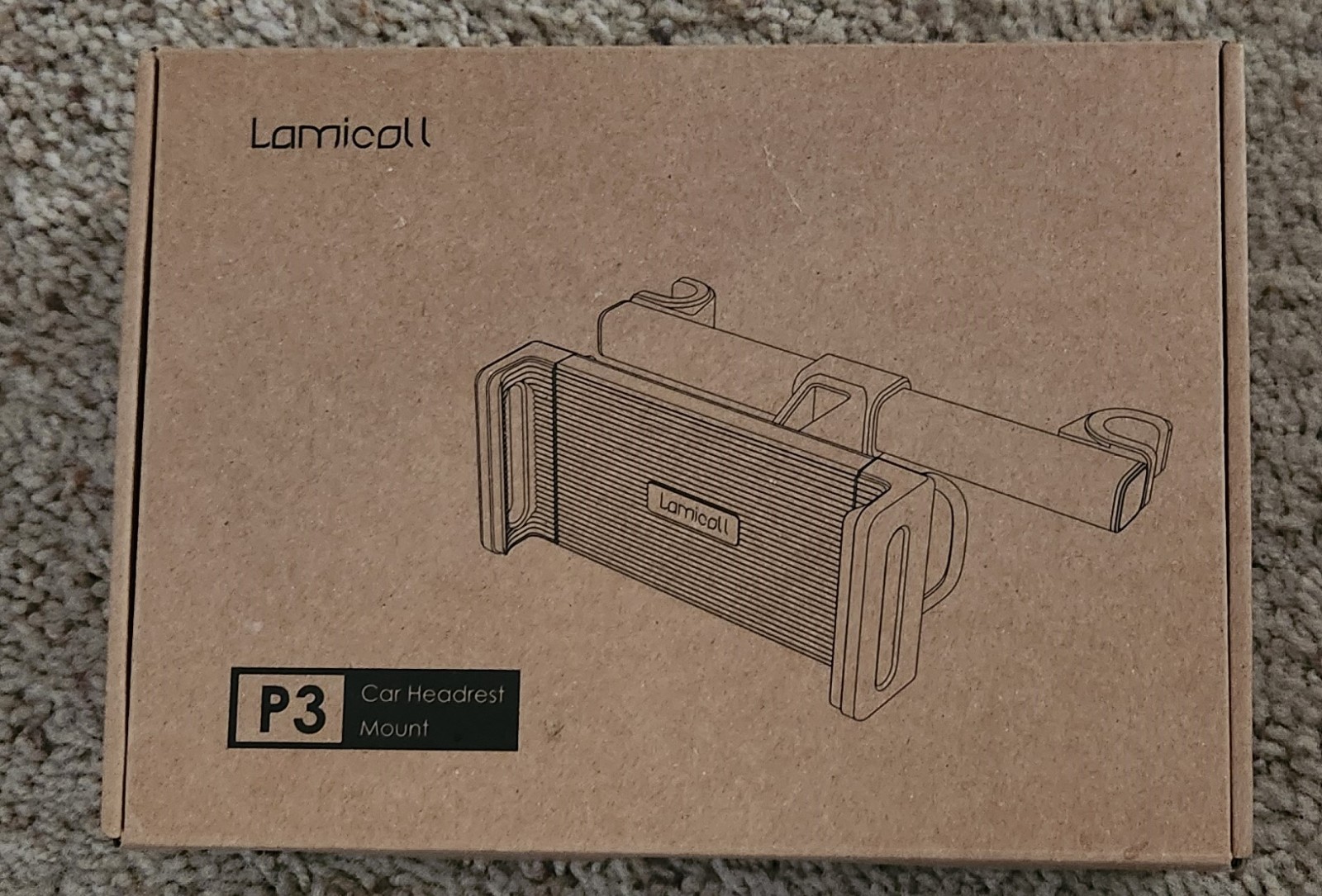Lamicoll P3 Car Headrest Mount