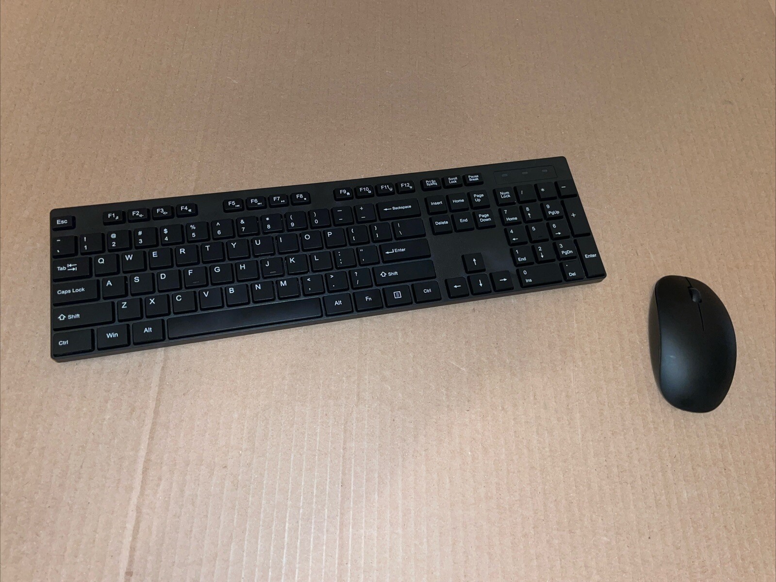 Wireless Keyboard & Mouse Combo Silent Keys 2.4GHz Cordless Full Size MK255 Slim