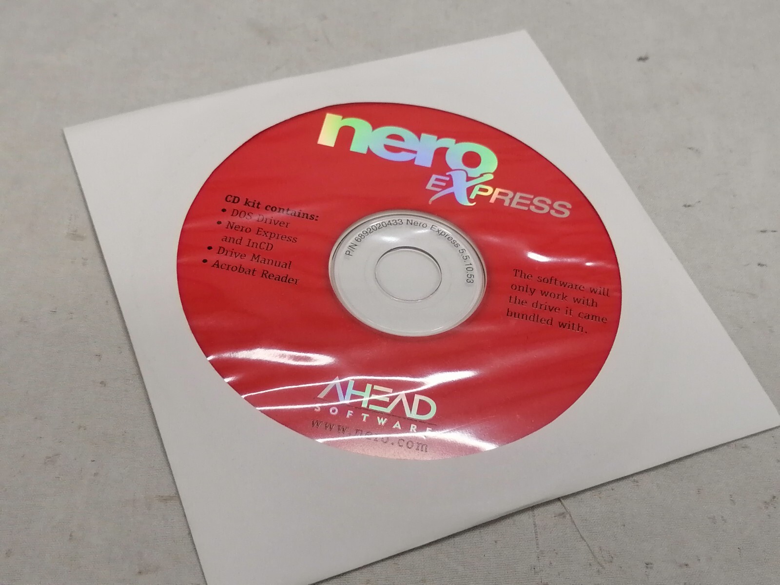 Nero Express 5.5.10.53 P/N: 6892020433