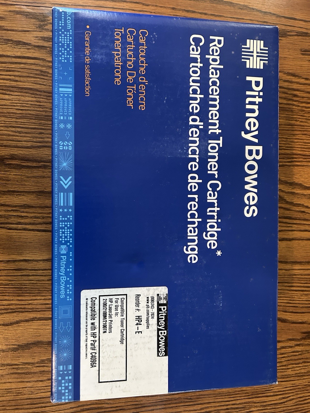 Pitney Bowes Replacement Toner Cartridge Compatible With HP LaserJet C4096A