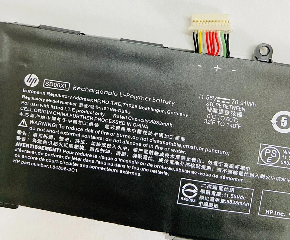 OEM NEW 11.55V SD06XL Battery For HP Omen 15 15-EK 15-EN HSTNN-DB9U L84356-2C1