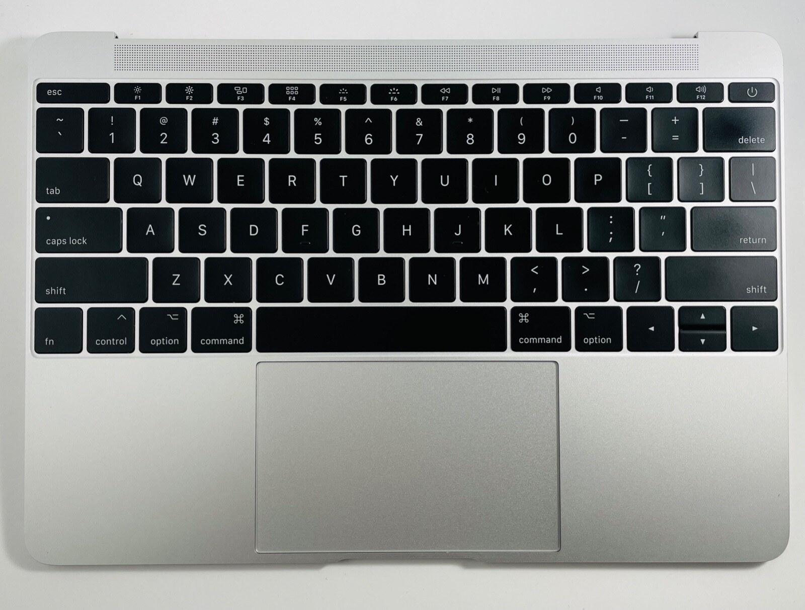 Apple MacBook 12" A1534 E2015  Palmrest TOP Case Keyboard+Touchpad Silver US