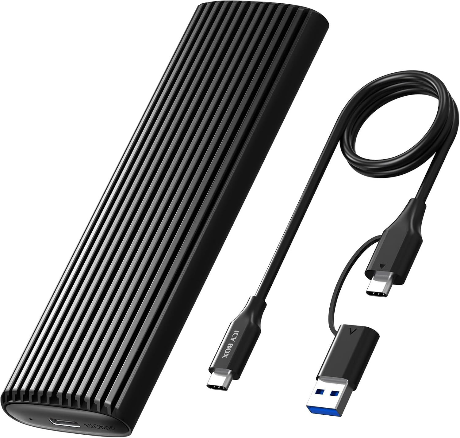 M.2 Nvme SATA SSD Enclosure,  SSD Enclosure Adapter, Tool-Free USB C