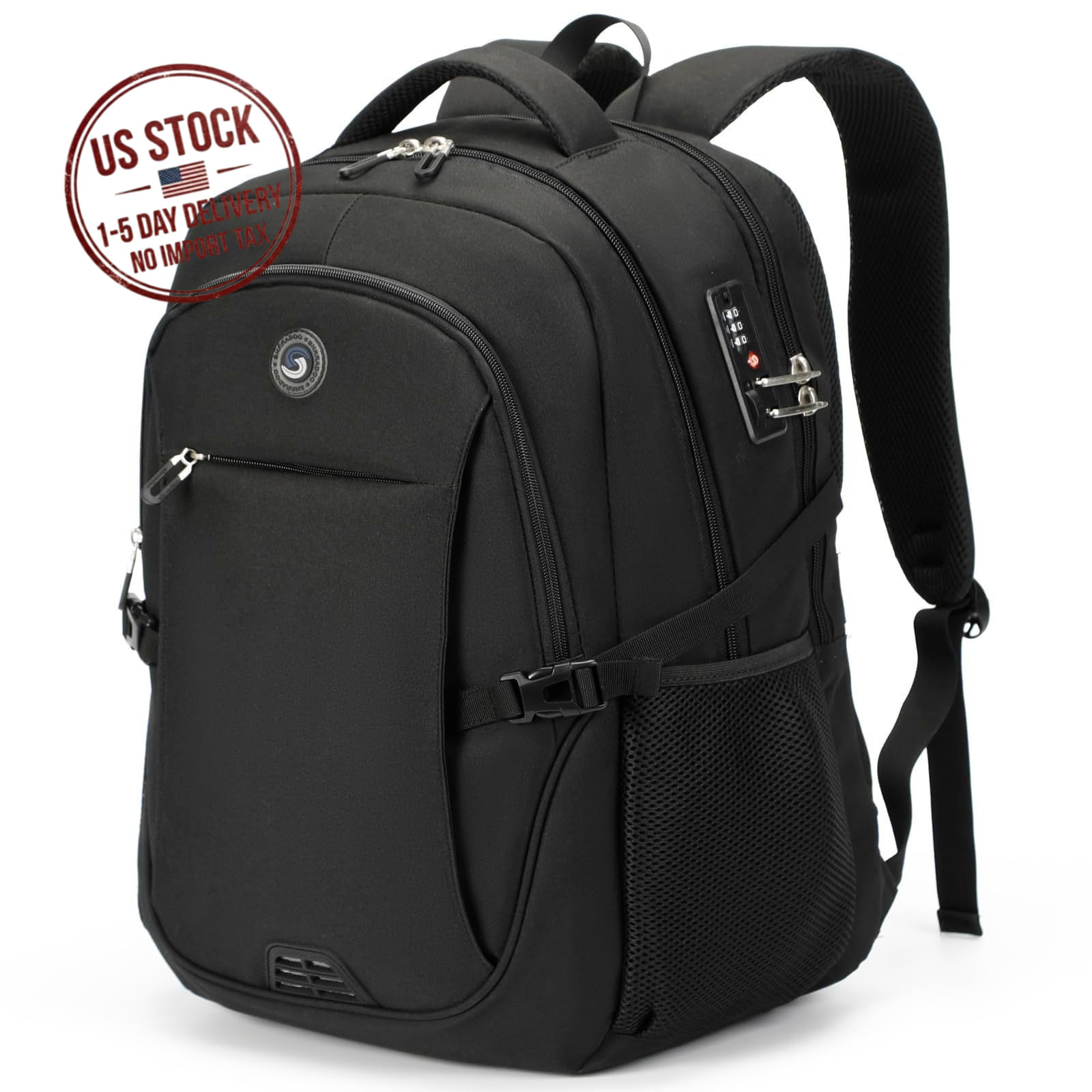 17 Inch Laptop Backpack Anti Theft Travel College Work Carry On Flight Approved
