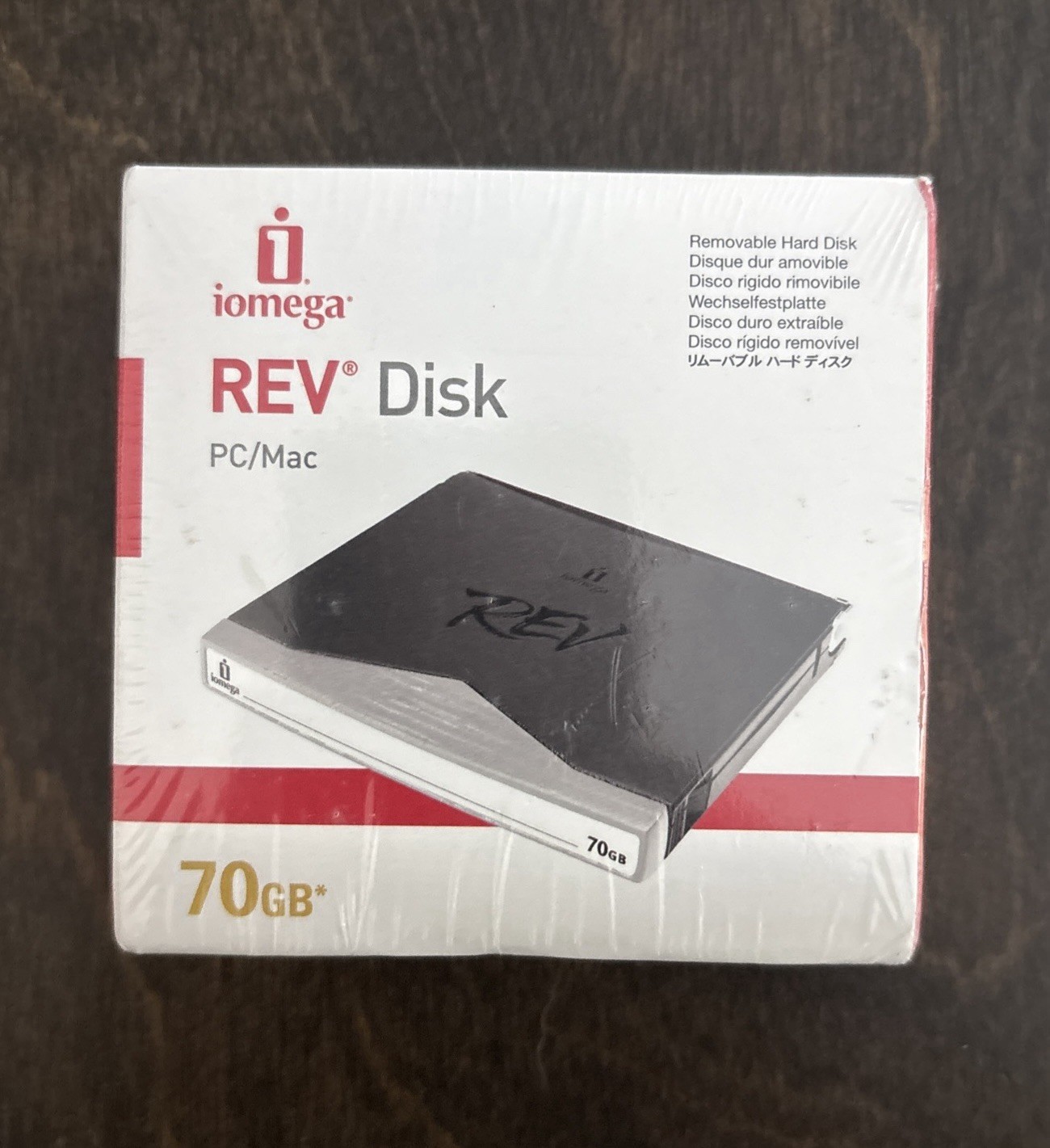 FACTORY SEALED Iomega 70GB Rev Disk