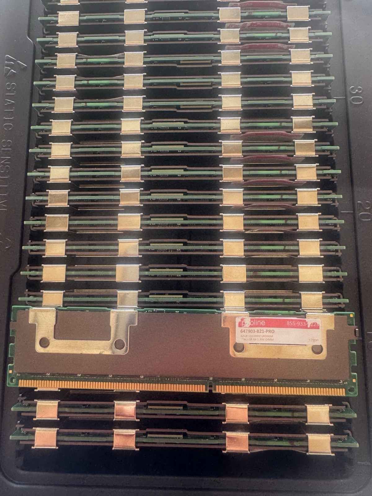 HP 647903-B21 664693-001 647654-081 32GB 4Rx4 ECC Load Reduced Server 1333MHz