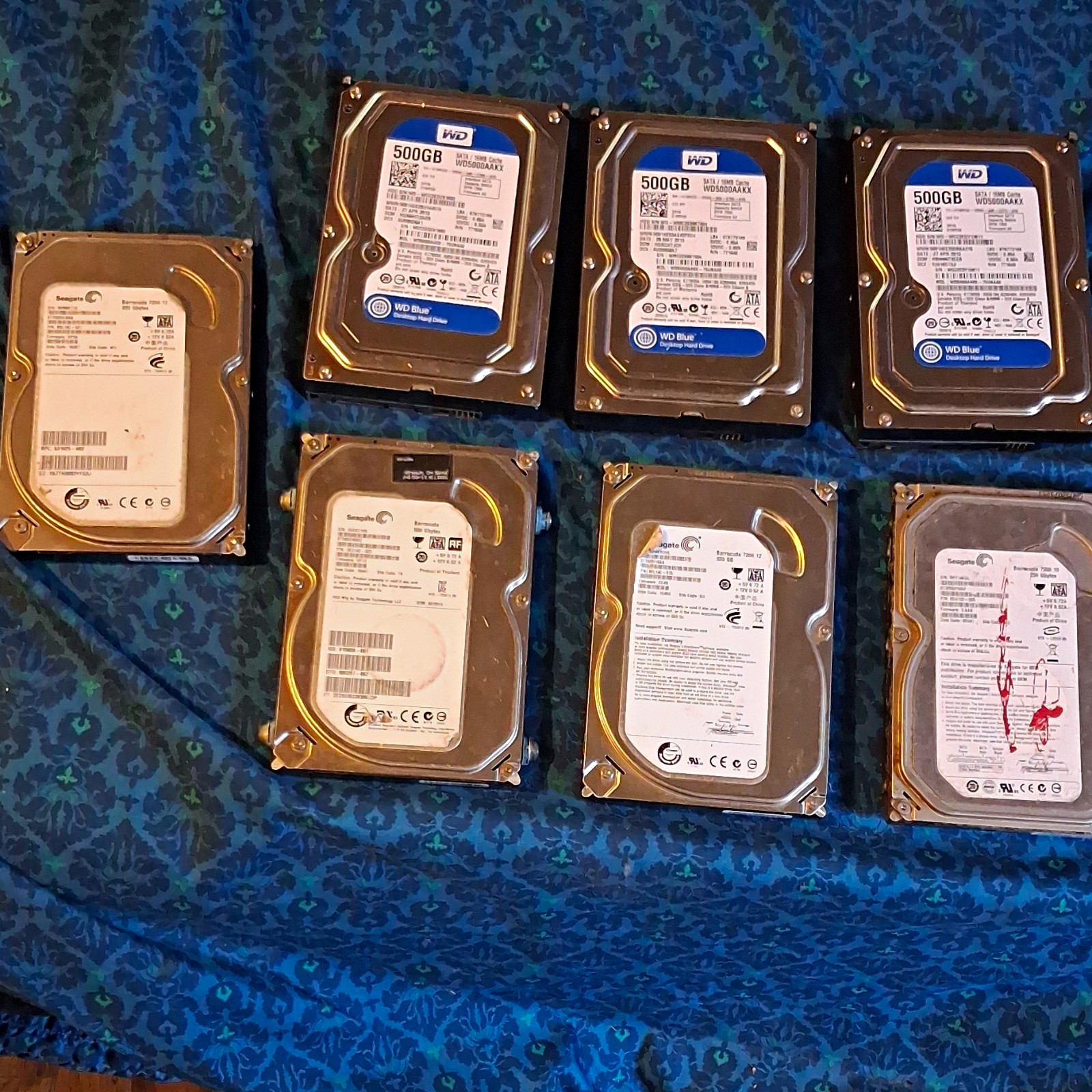 Mixed Brands 3.5" SATA Internal HDD Lot 7200RPM 16MB Cache Advanced Format