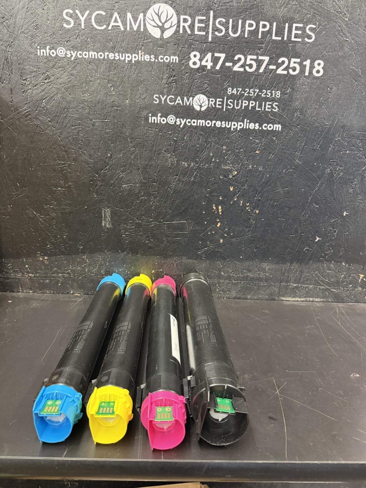 Xerox AltaLink C8030 toner cartridge set Yellow Magenta Cyan Black No Box