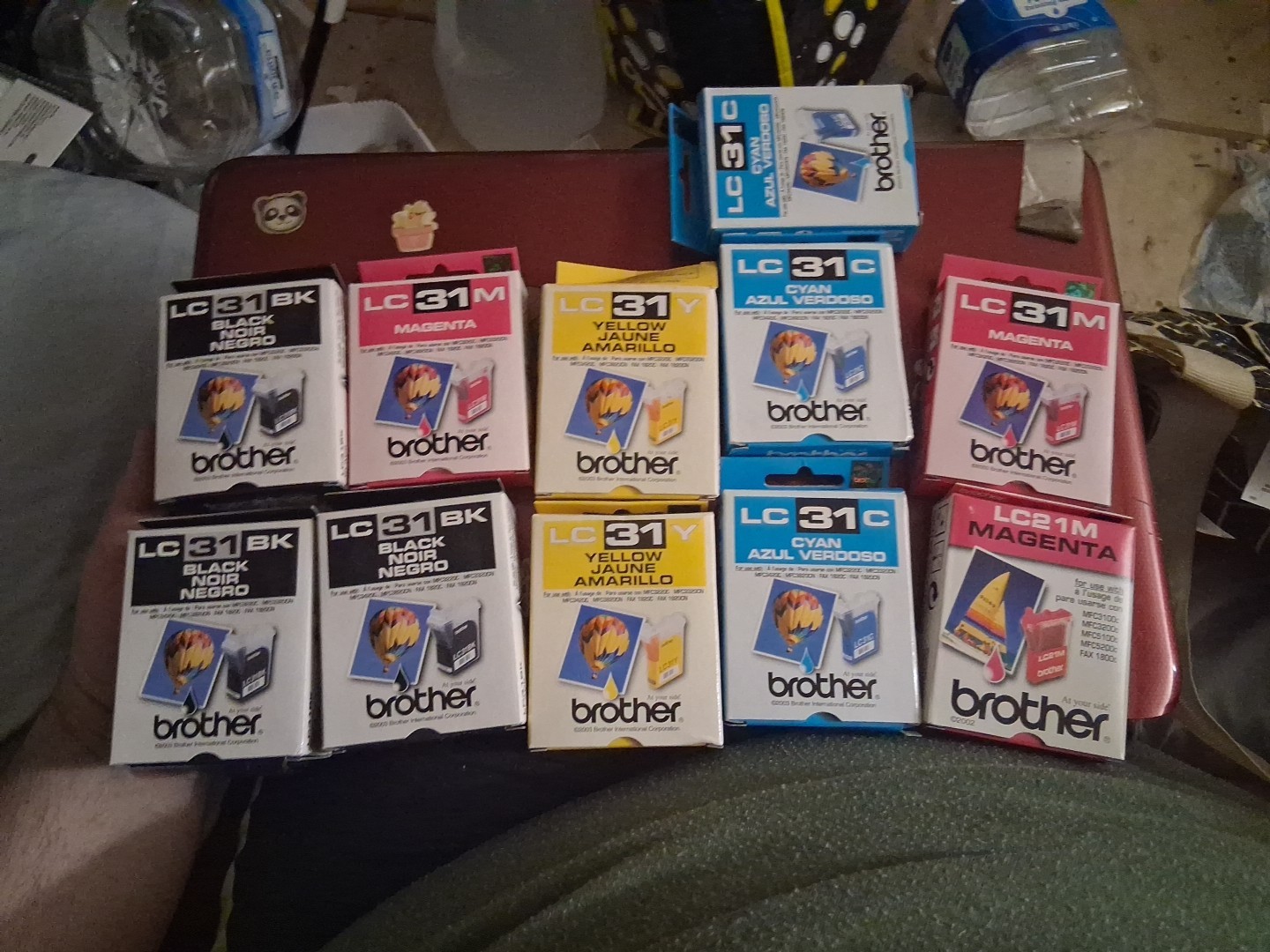 11X Brother LC31 3x Black 3x Magenta 2x Yellow 3X Cyan Ink Cartridges