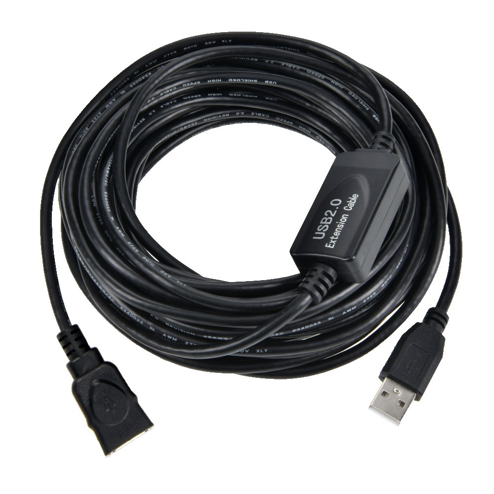 10 Pack of 80Ft USB2.0 Active Extension/Repeater A-Male/Female