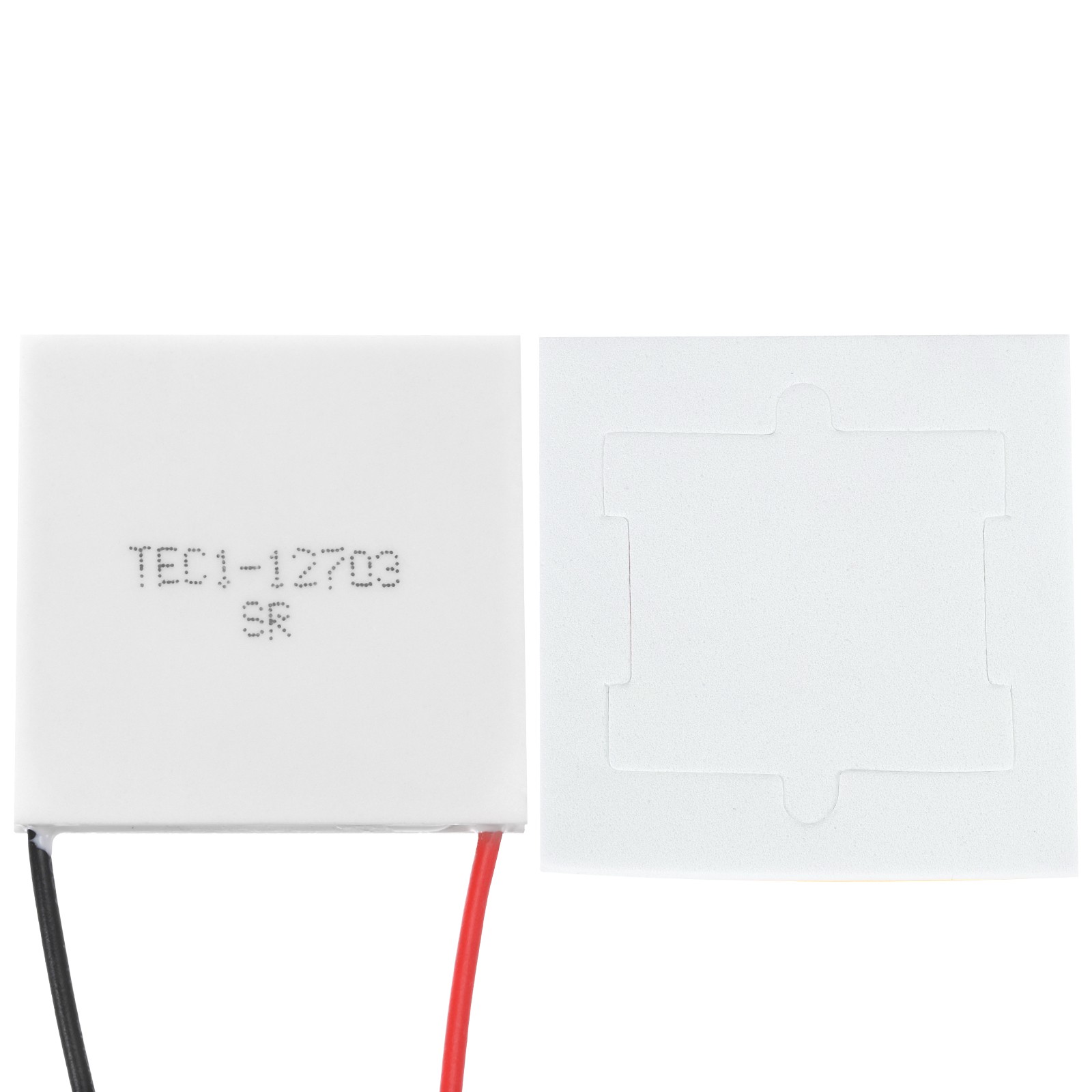 TEC1-12703 Semiconductor Refrigeration Tablets 15.8V 3A 28W Heatsink 40x40mm