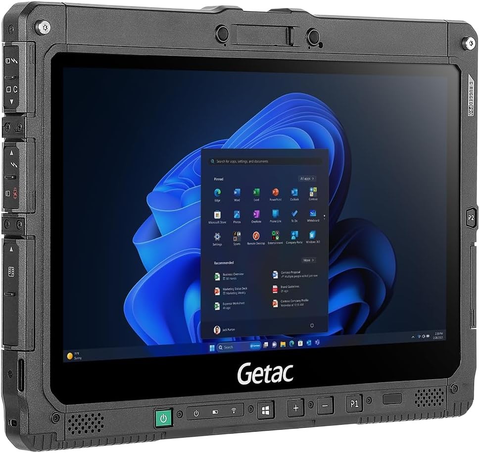 Getac K120 Rugged Laptop 12.5" FHD Touch Intel i5-8250U 16GB RAM 256GB SSD Black
