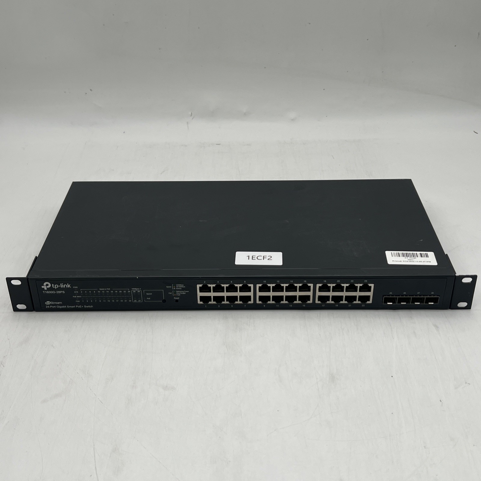 TP-Link JetStream T1600G-28PS 24 Port Gigabit Smart PoE+ Switch