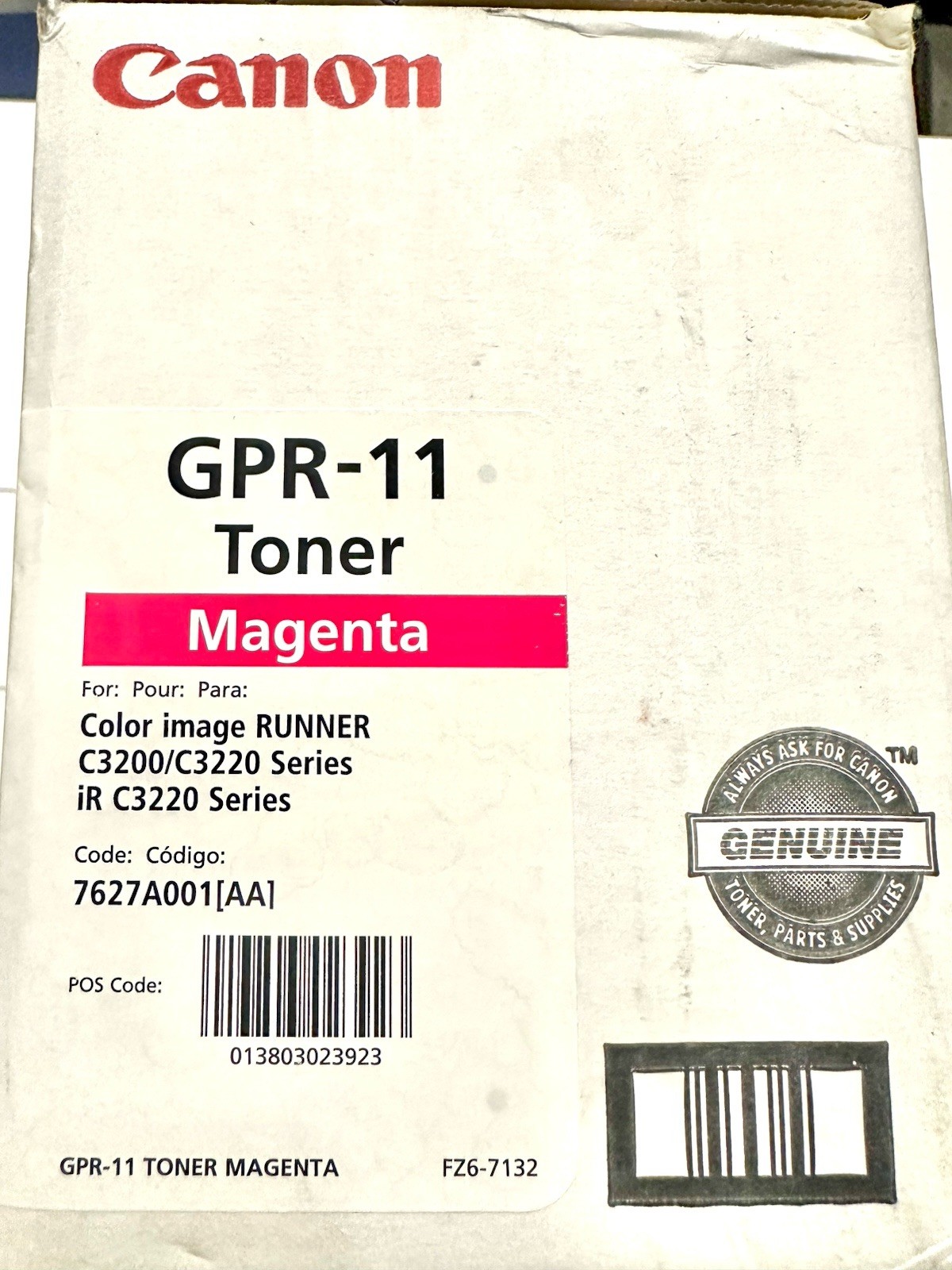 Genuine Canon GPR-20 Magenta Toner 1067B001 imageRUNNER C5180 C5185 OEM