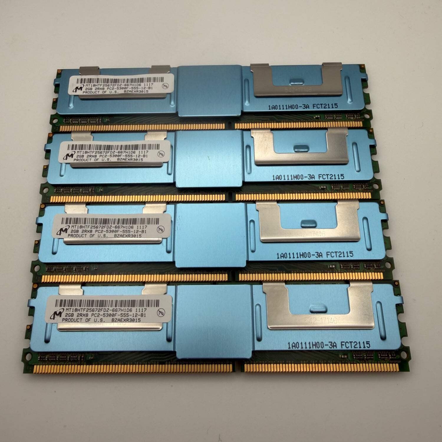 Micron 8GB (4X2GB) DDR2 5300f MT18HTF25672FDZ-667H1D6 RAM