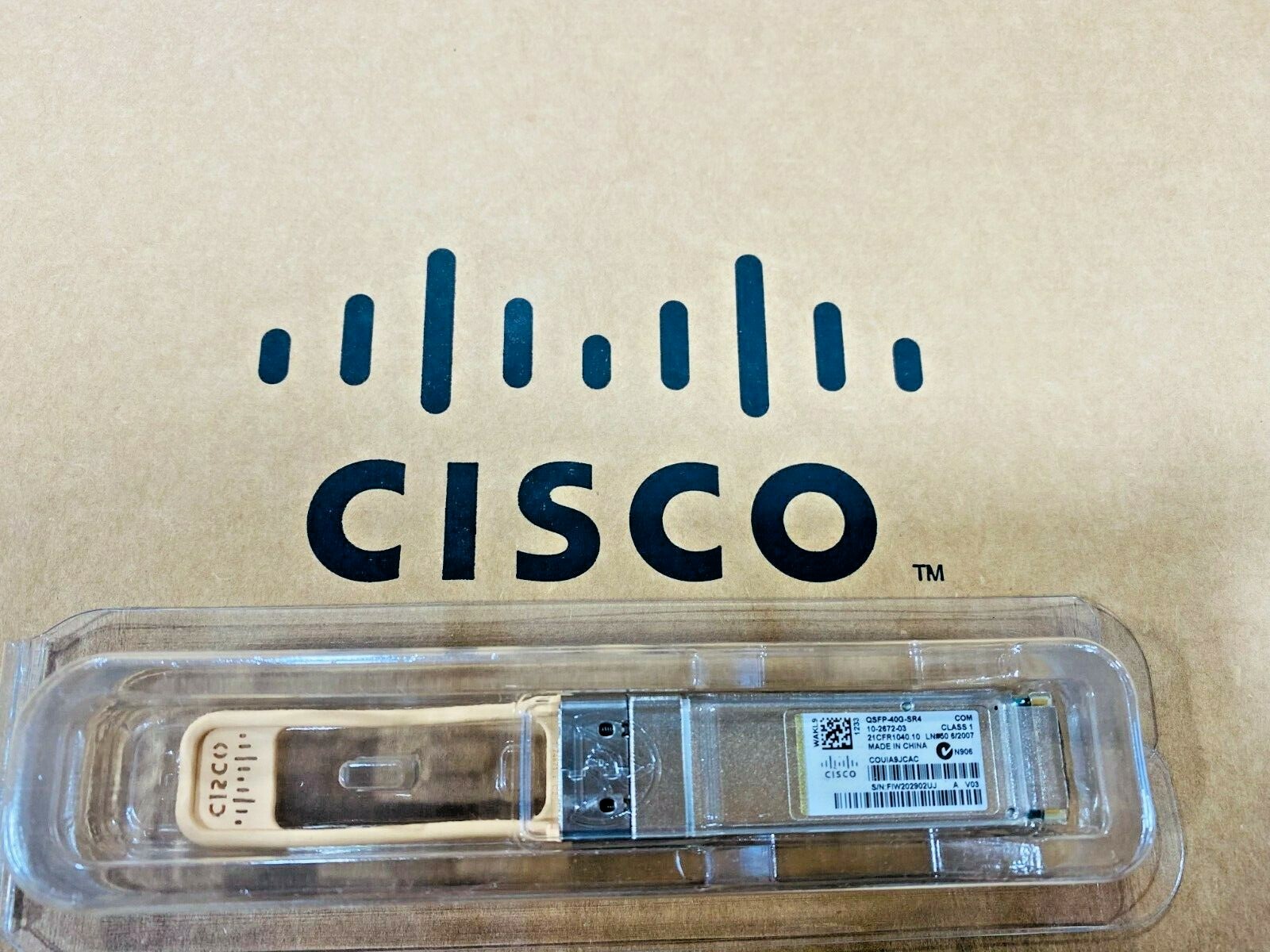 Original Cisco 40G SR QSFP+ Transceiver Optic  Module QSFP-40G-SR4