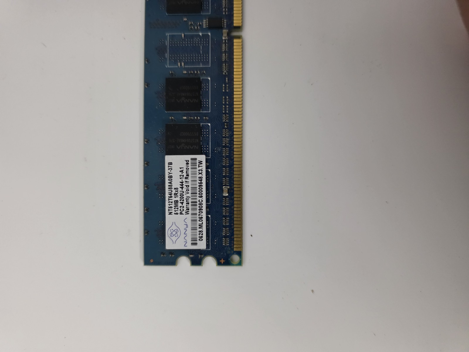 Nanya NT512T64U88A0BY-37B DIMM RAM Memory Module 512MB 240-Pin Unbuffered