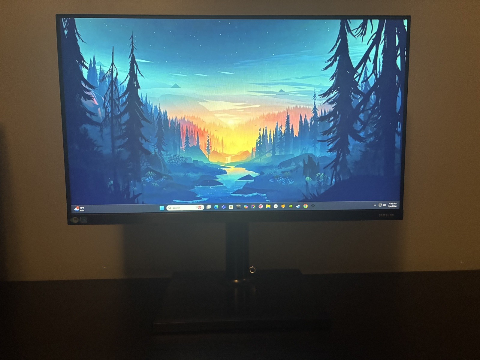 SAMSUNG 24in 1080p 75Hz LCD Monitor F24T450FZN