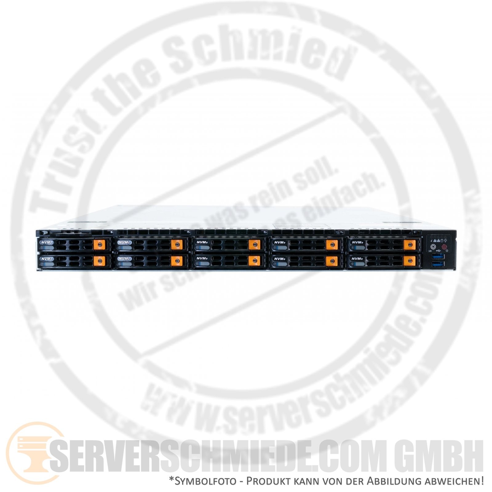 Supermicro CSE-119U 19" 1U 10x 2.5" SFF NVMe U.2 4x SAS X11DPU 2x Intel XEON LGA