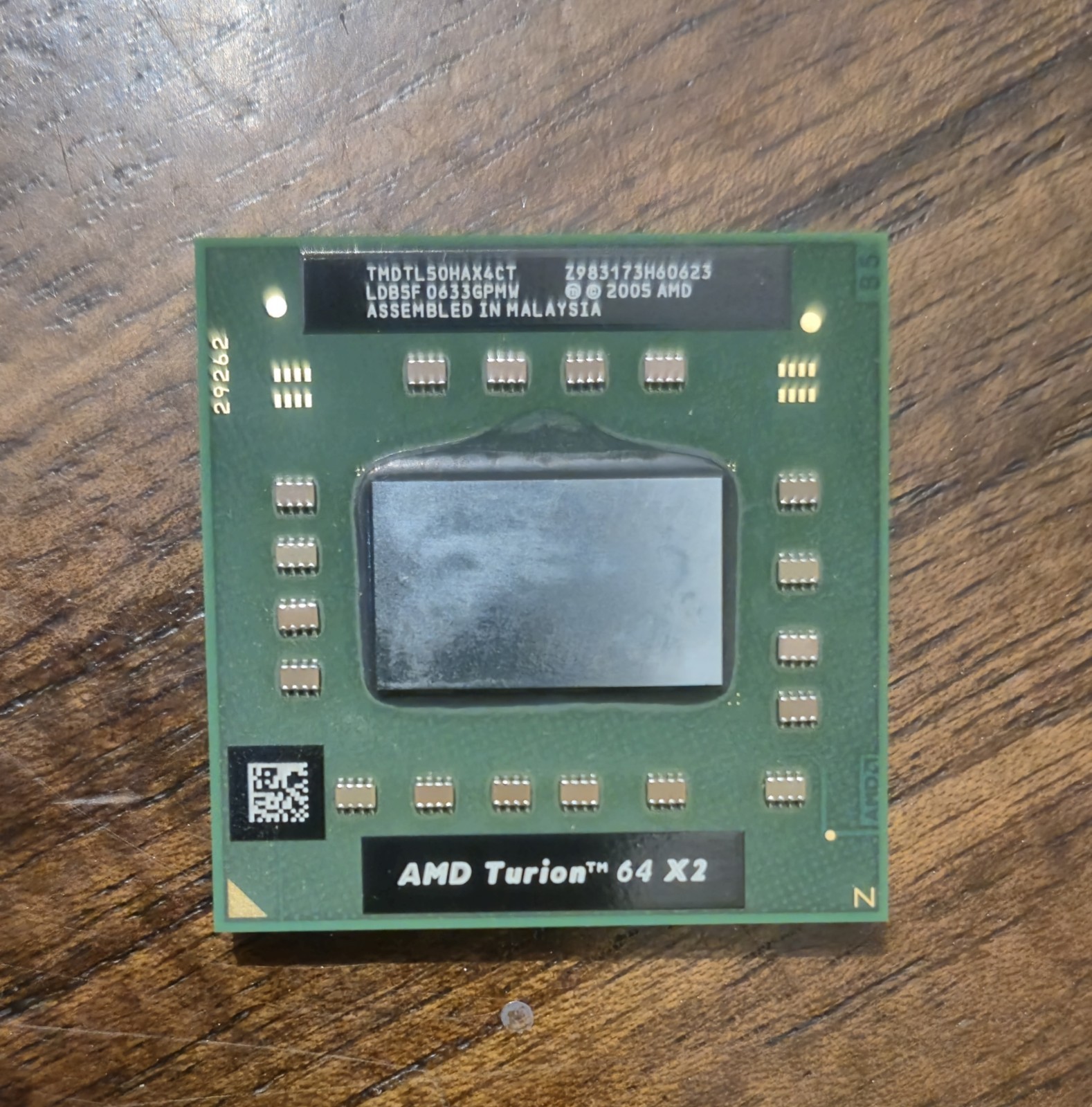 AMD Turion64 X2 TL-50 1.6GHz 2-Cores / 2-Threads Socket S1 CPU