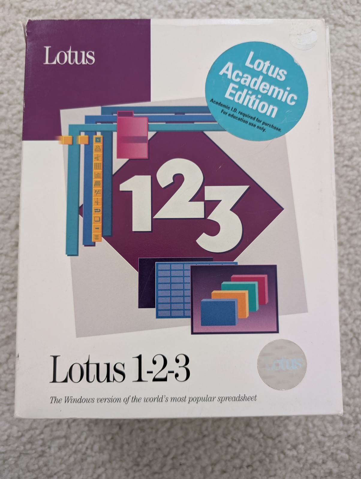 Lotus 1-2-3 for Windows Release 1.1 Academic Edition