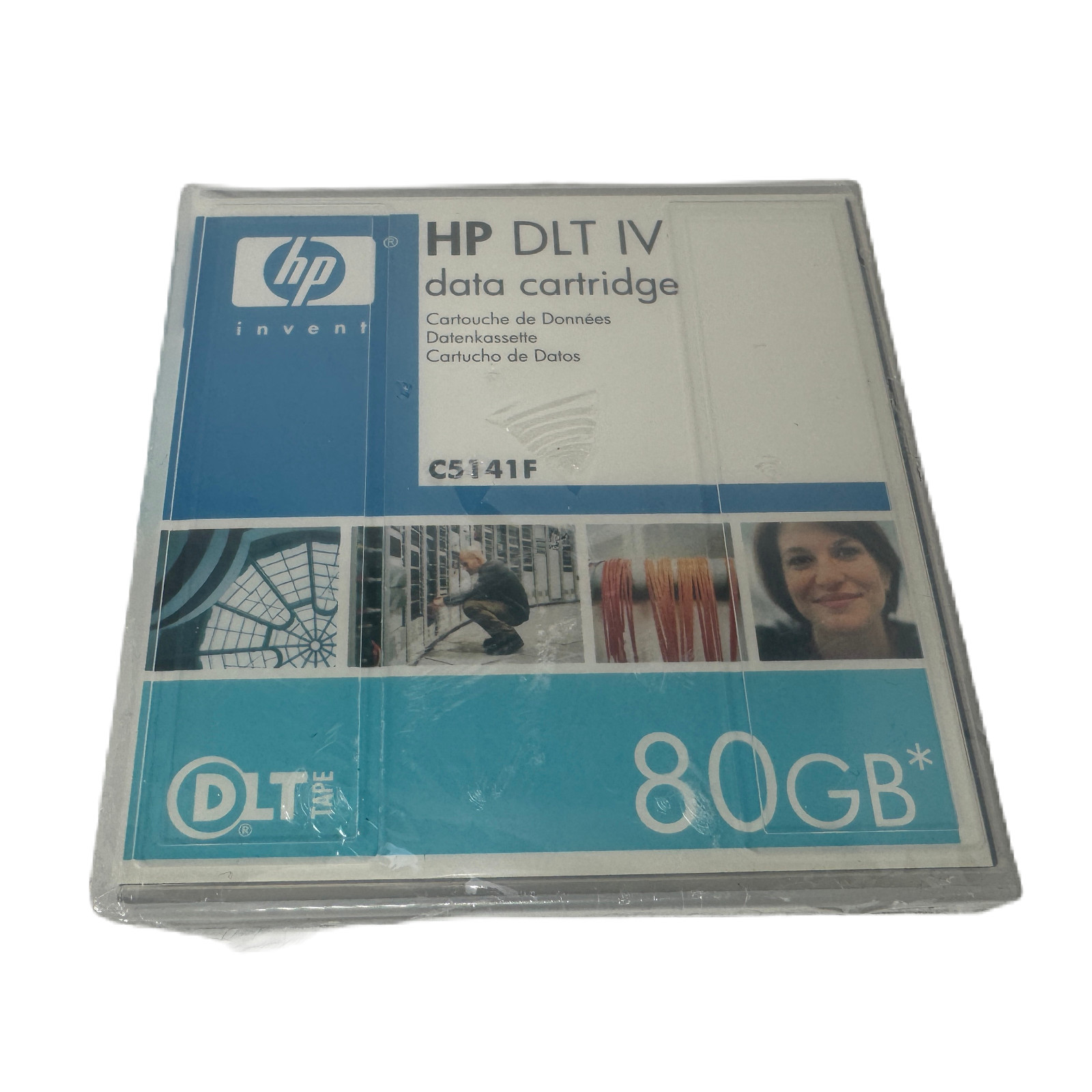 HP DLT IV Data Cartridge 80GB, DLT Tape C5141F OEM Brand New Sealed