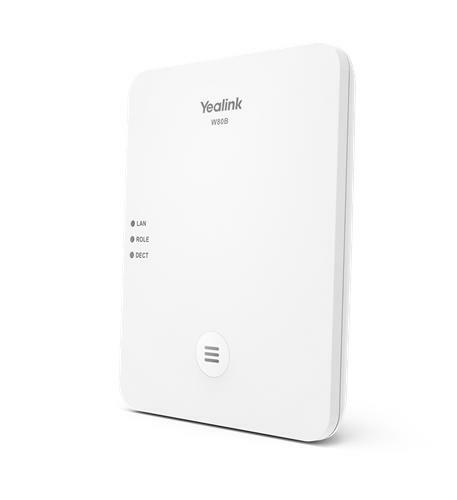 Yealink W80B DECT IP HD VoIP BASE STATION ONLY - Compatible with W56H W53H