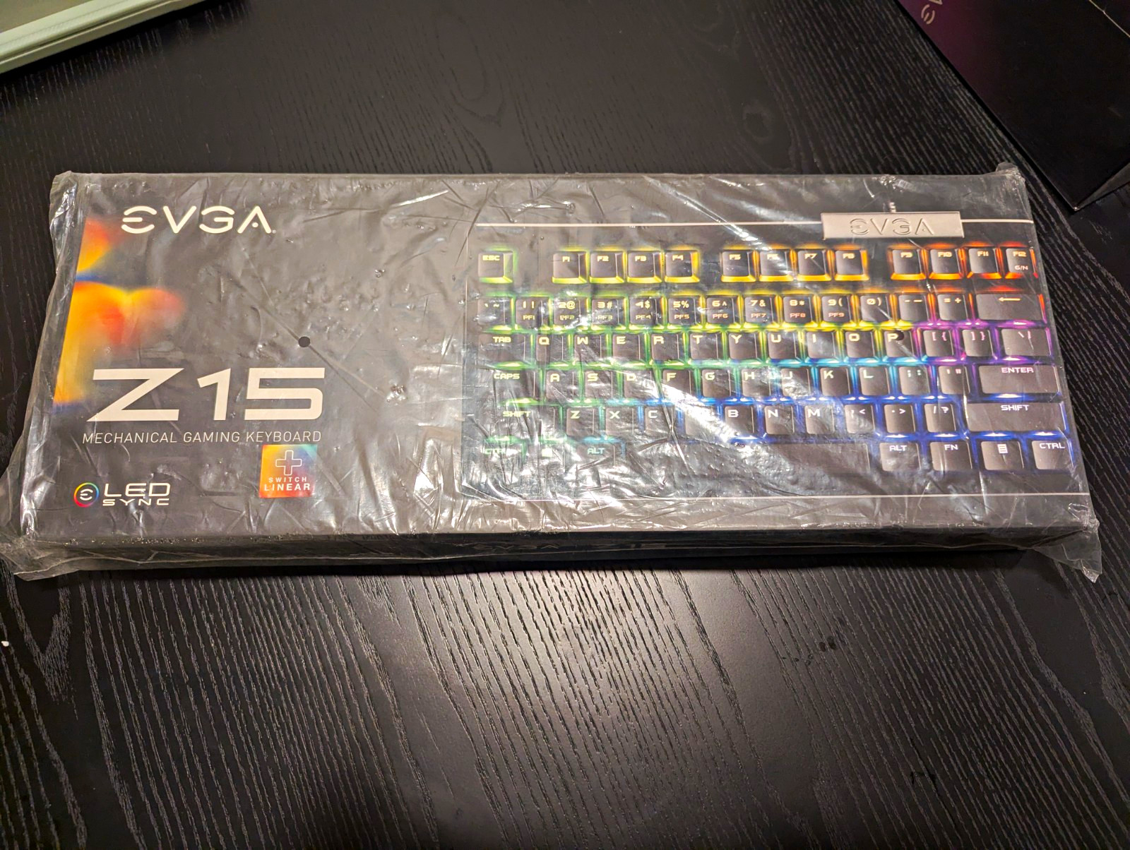 EVGA Z15 Mechanical Gaming Keyboard RGB Illuminated Black English QWERTY