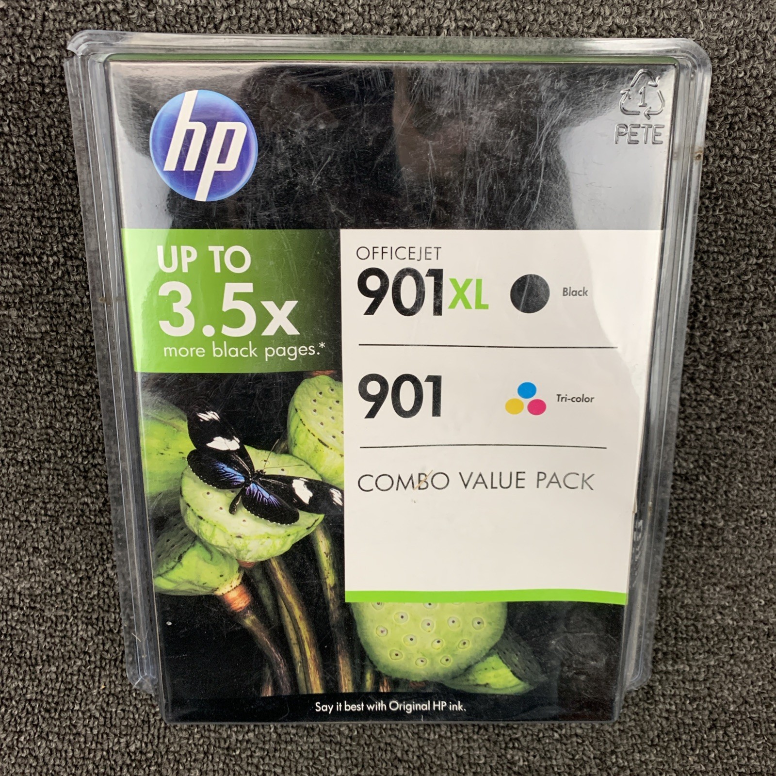 NEW HP 901XL/901 Black/Tri-Color Combo Pack Ink Cartridges *EXP 2012
