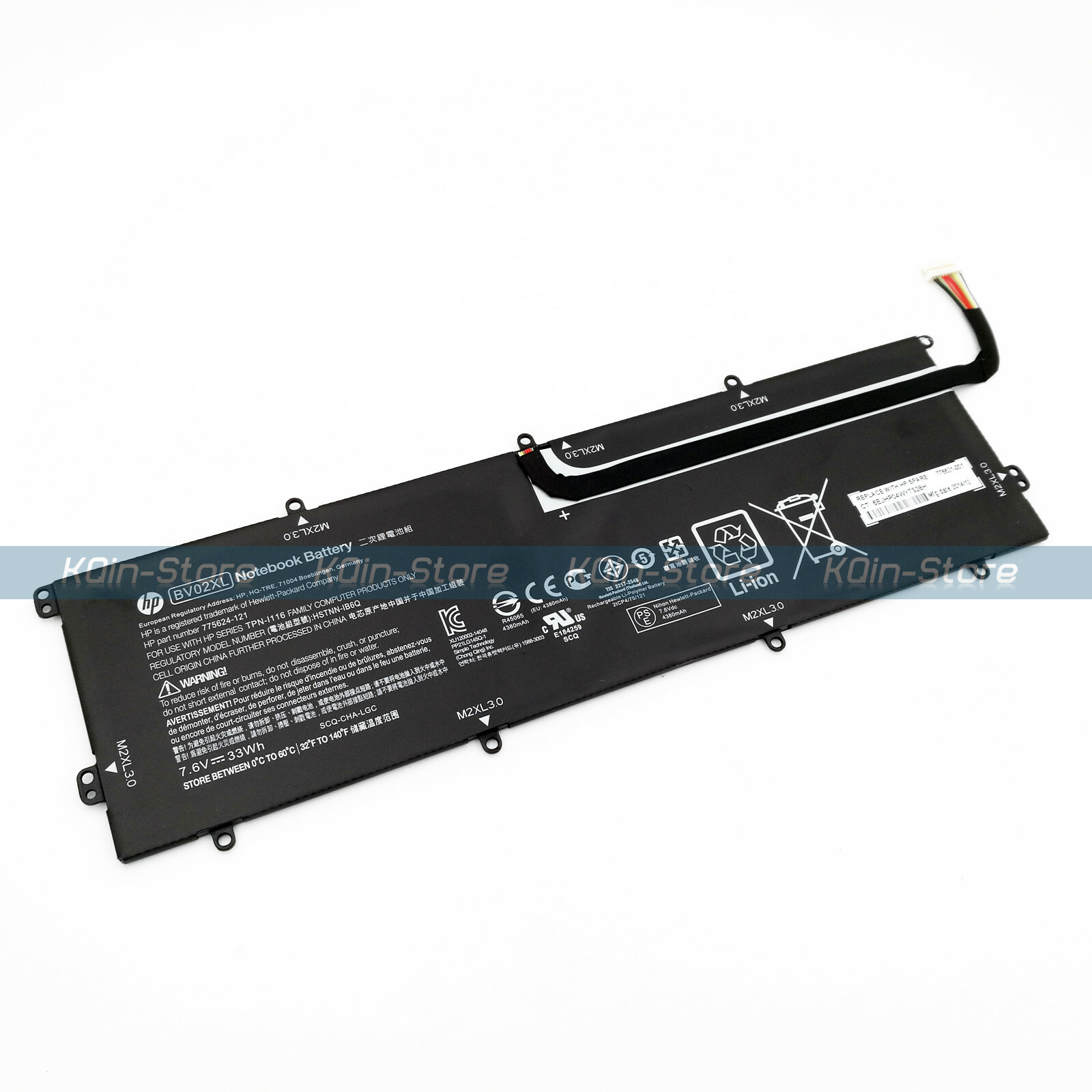 New Genuine BV02XL Battery for HP ENVY X2 Detachable 13 HSTNN-IB6Q 775624-1C1