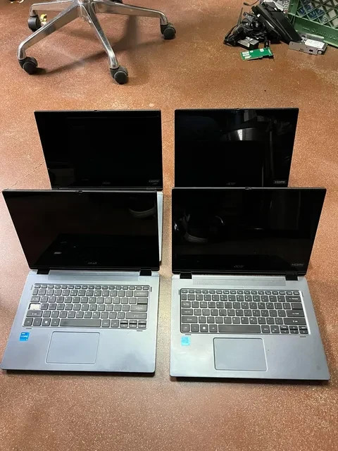 Lot of 4 Acer N20H4 14" Touchscreen Laptops 11th Gen i5 Untested Parts Repair