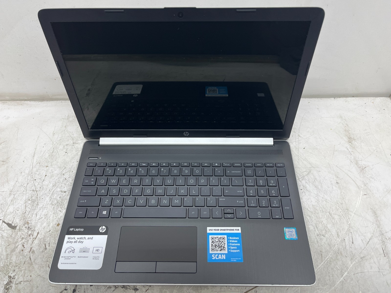 HP 15-DA0031NR Intel i5-8250U 1.6GHz 16 GB 1TB HDD Windows 11