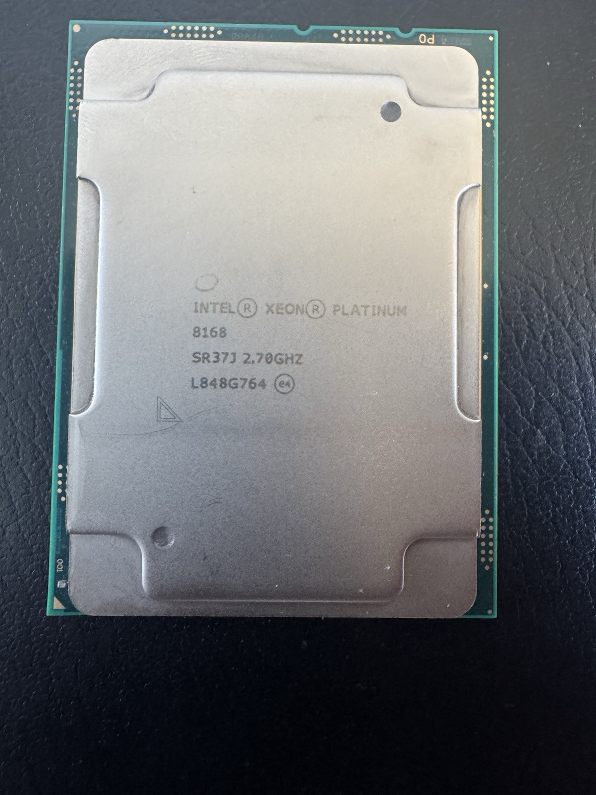 Intel Xeon Platinum 8168 24-Core 2.70GHZ CPU / SR37J (PS-129)