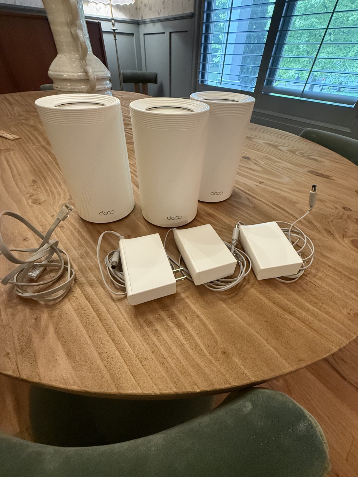 TP-Link Deco 7 Pro BE17000 Tri-Band Wi-Fi 7 Whole Home Mesh System Barely Used