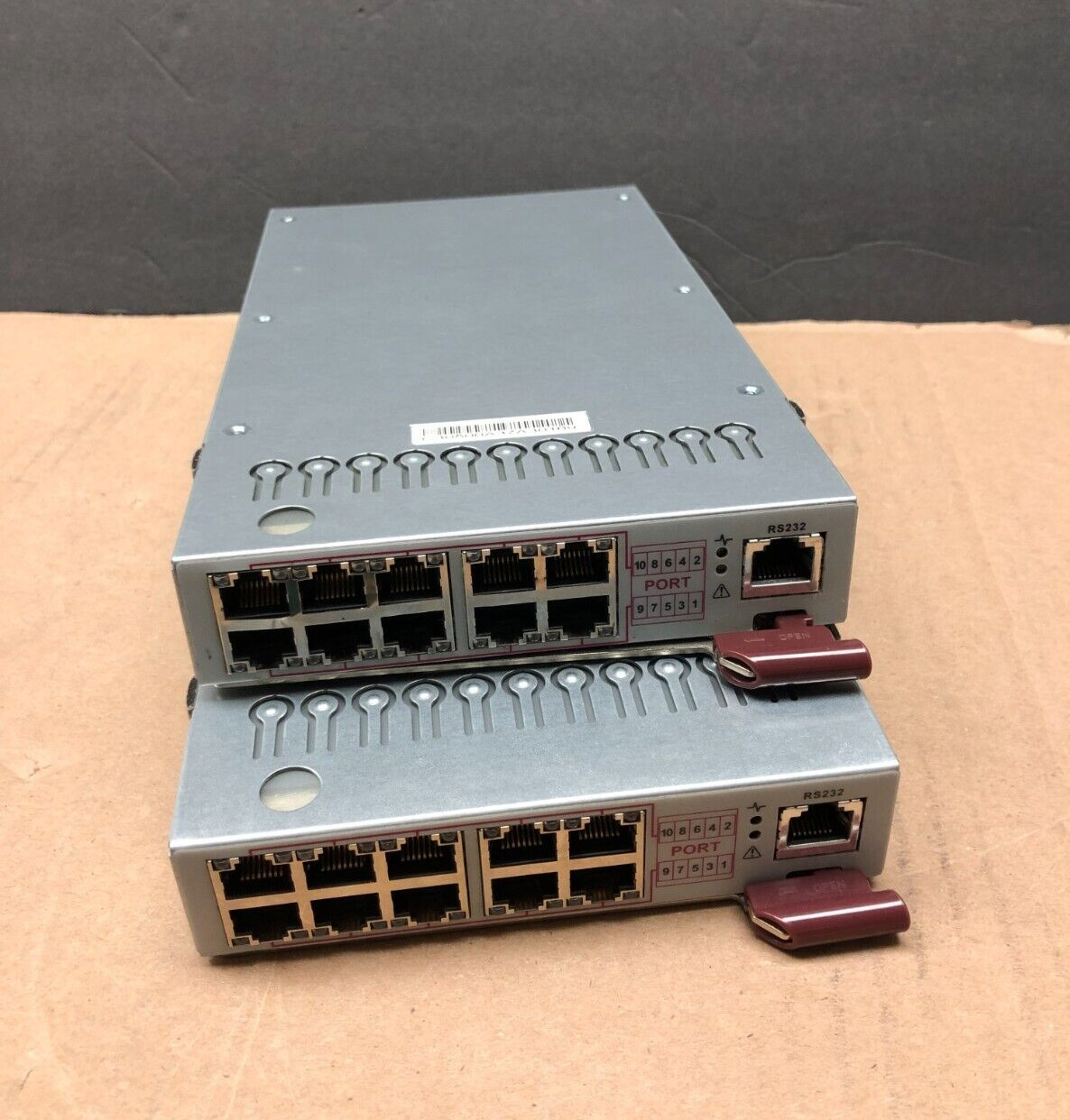 SUPERMICRO SBM-GEM-001  10-Port Gigabit Ethernet Switch / BMB-GEM-003 / LOT OF 2