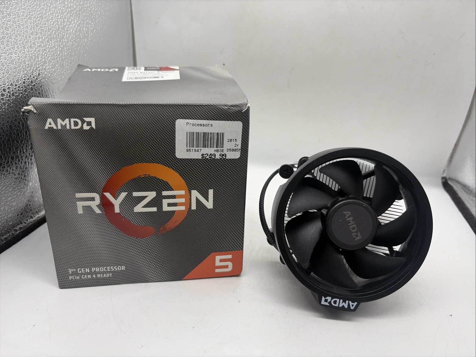 Fan Only For AMD Ryzen 5 3600 Wraith Stealth Thermal Cooler NO CPU PROCESSOR 
