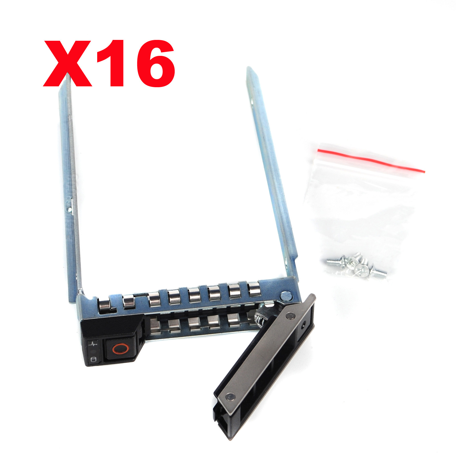 Lot of 16pcs,  2.5" SAS SATA SSD Hard Drive Tray Caddy For Dell POWEREDGE R740