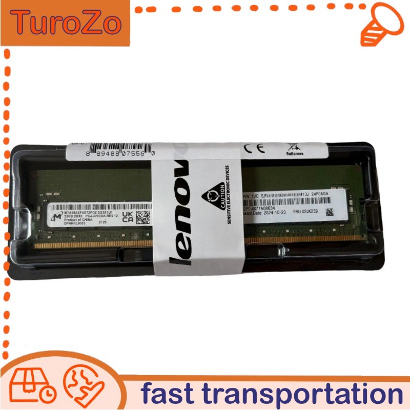 NewLenovo IBM 02JK239 4X77A08634 2Rx8 32GB DDR4 PC4-3200AA RDIMM Server Memory