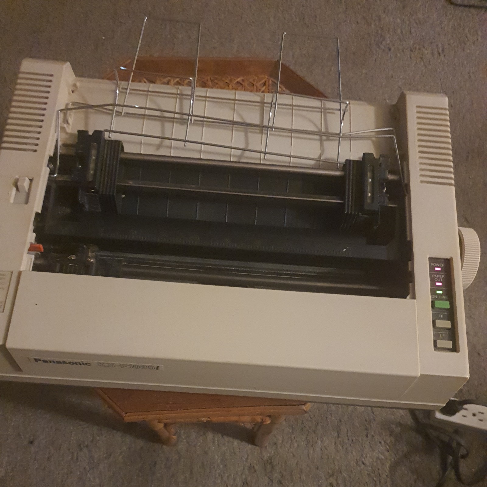 Vintage Panasonic KX-P1080i 9-Pin Impact Dot Matrix Printer - CIB - TESTED
