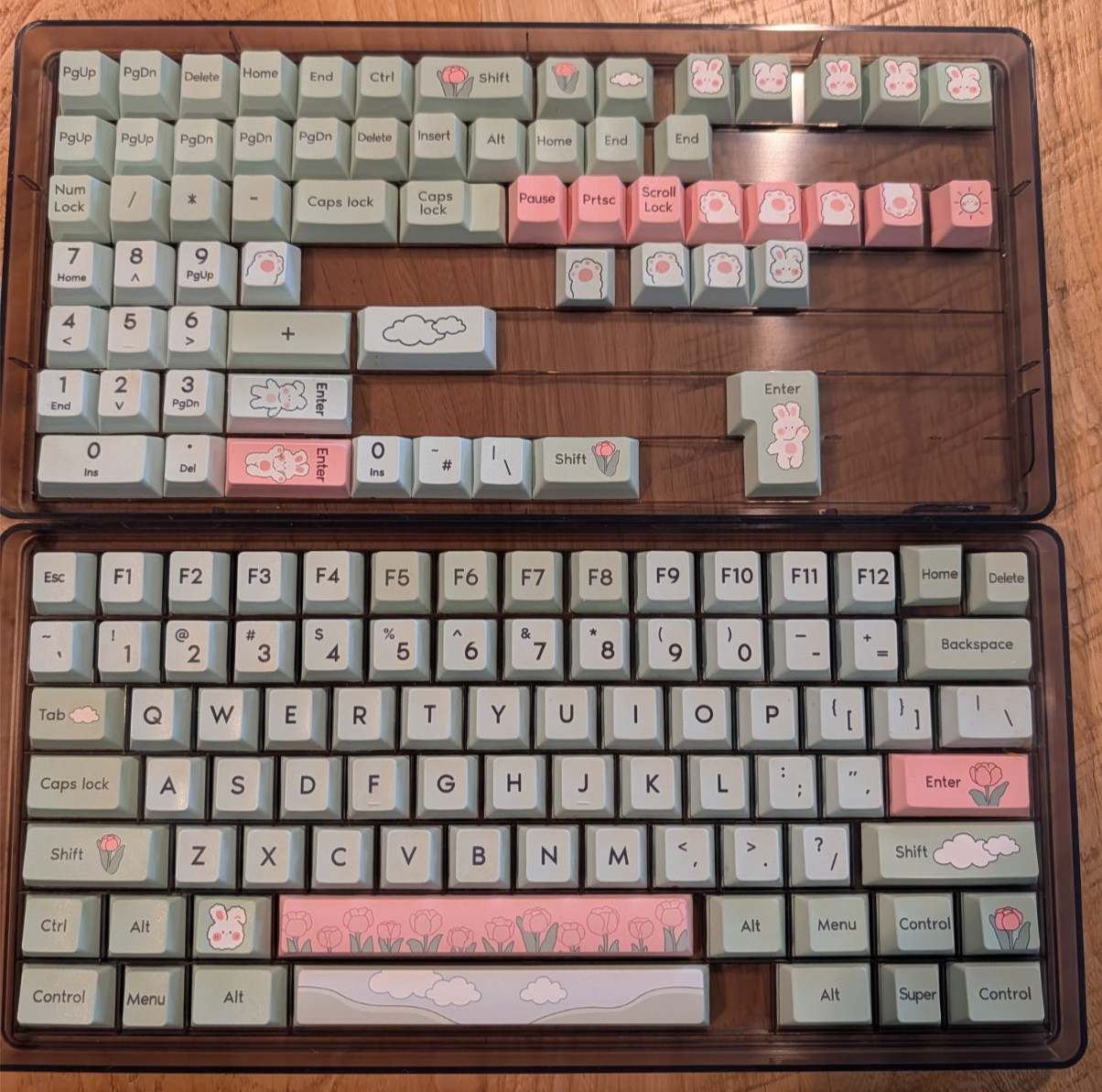 EPOMAKER PurrCap Keycap set with Keycap storage case