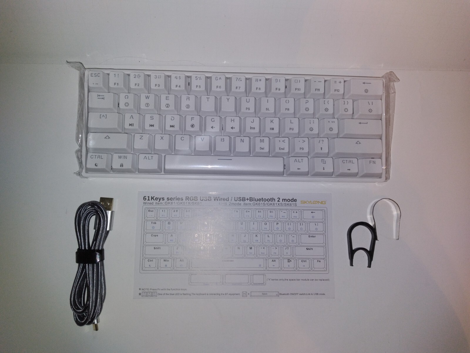 EPOMAKER SKYLOONG SK61S 61 Keys 60% Hot Swappable Mechanical Keyboard RGB 