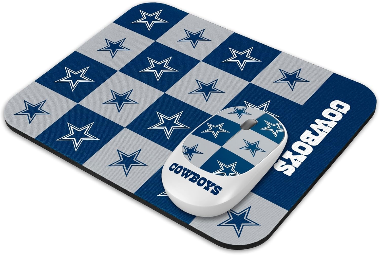 SOAR NFL Wireless Mouse and Mouse Pad Combo Set PICK Chiefs / Cowboys / Steelers