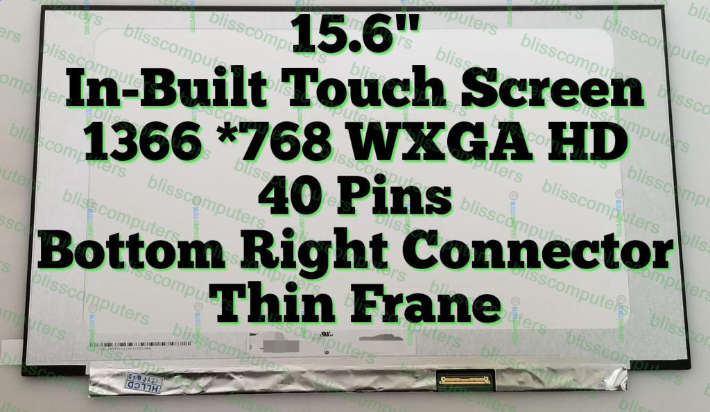 HP 15-DY2031NR 544Q1UA 15-DY2034NR 40 Pin Touch LCD Screen LED HD 1366x768