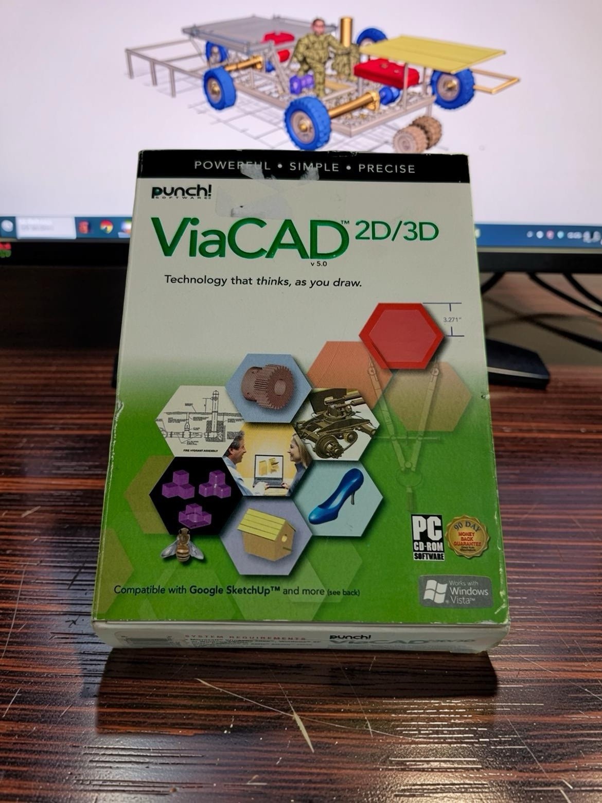 Punch ViaCAD 2D/3D Version 5.0 software.