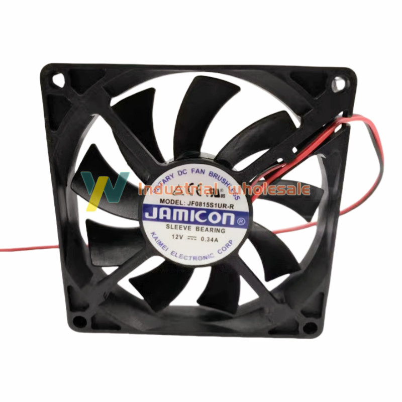 1pc For Jamicon JF0815S1UR-R DC 12V 0.34A 80x80x15mm 2-Wire Server Square Fan