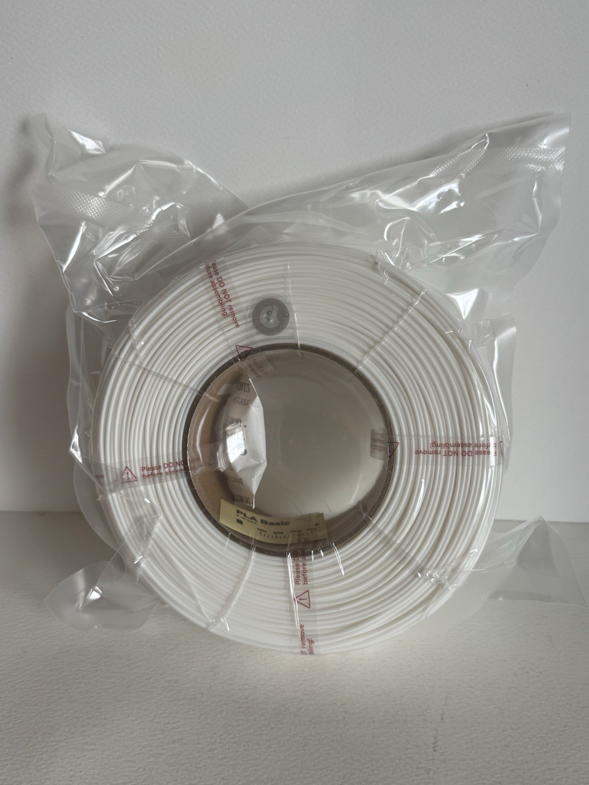 Bamboo PLA 1.75mm Filament Eco-Friendly High Toughness for Bambu Lab 1KG White