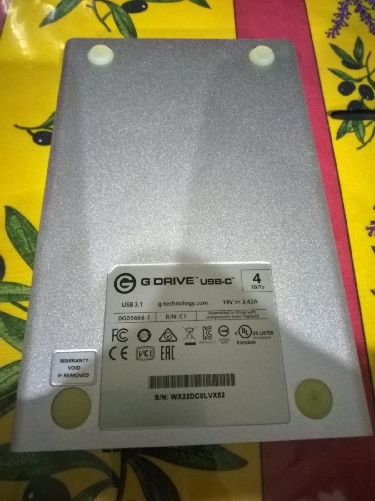 G-Technology 4TB G-Drive Mobile USB-C USB 3.1 Portable External Hard Drive