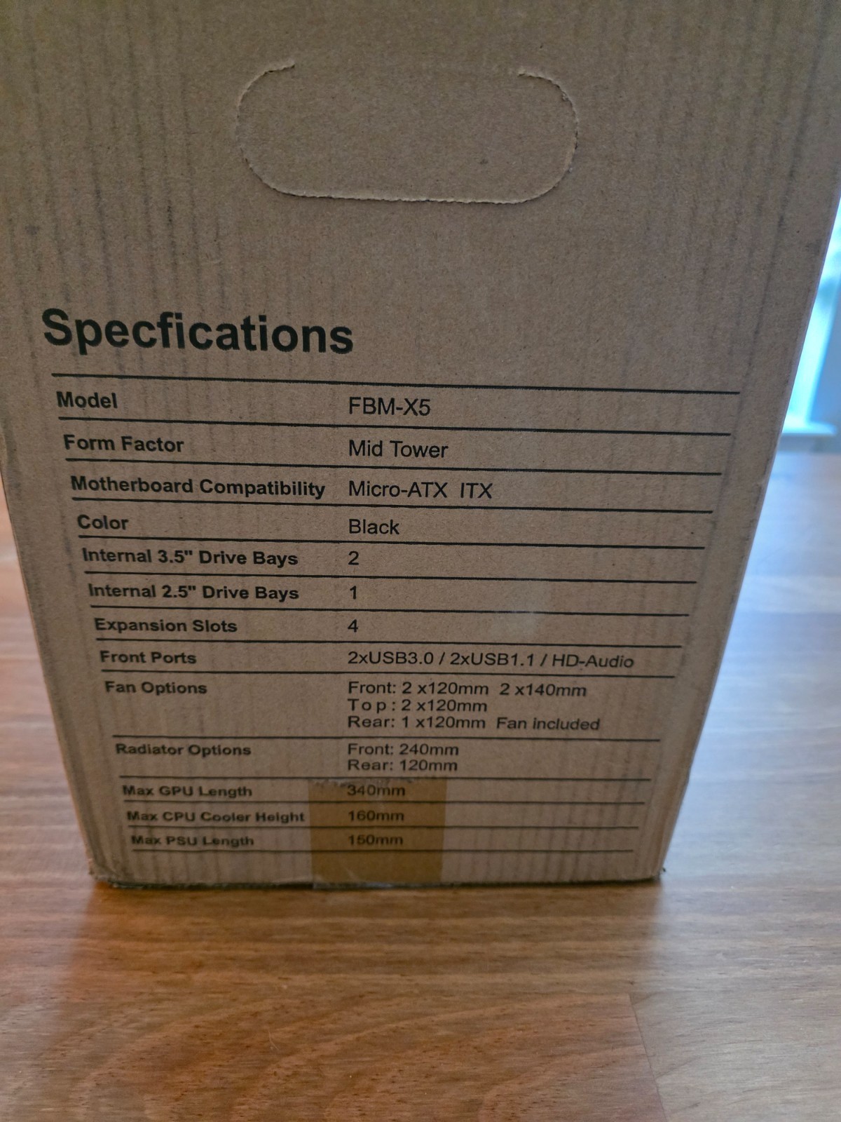Rosewill FBM-X5 Micro ATX Mini Tower PC Case w/ 400W PSU | USB 3.0 | New Sealed