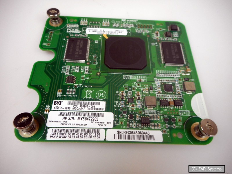 HP QLogic QMH2462 Host Bus Adapter - PCIe 4Gb for StorageWorks, 403619-B21, NEW
